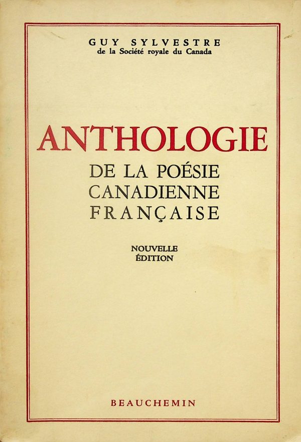 Anthologie de la poésie canadienne française