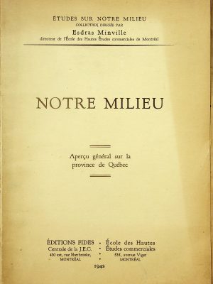 Notre milieu - Aperçu général de la province de Québec