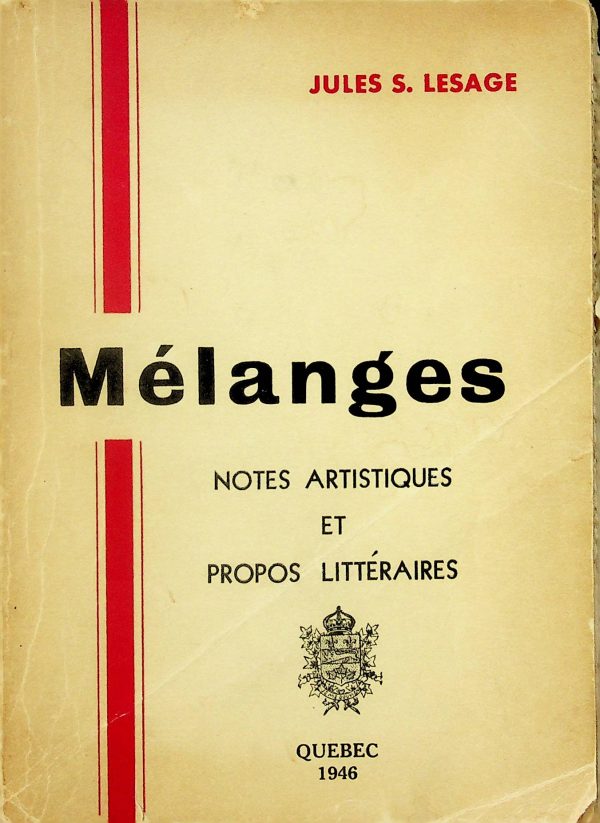 Mélanges - Notes artistiques et propos littéraires