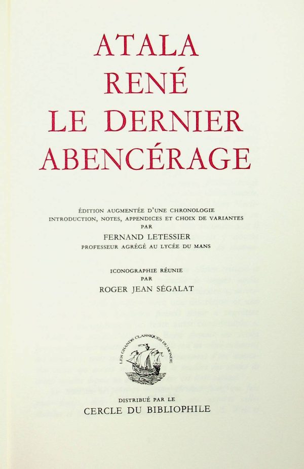 Atla - René - Le dernier Abencérage