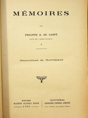 Mémoires (Deux tomes)