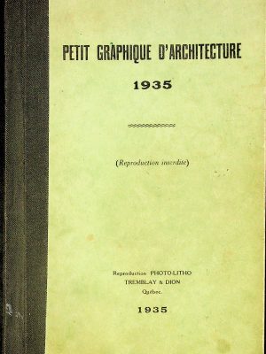 Petit graphique d'architecture 1935