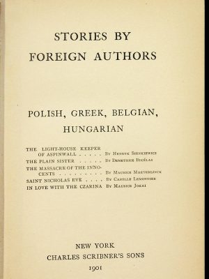 Stories by Foreign Authors - Polish - Greek - Belgian - Bulgarian