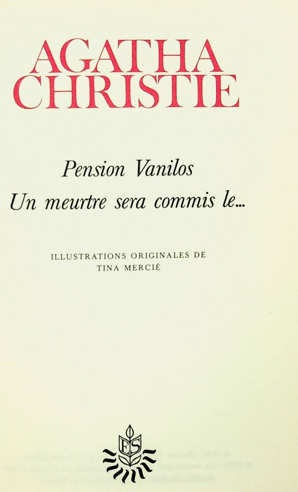 Pension Vanilos/Un meurtre sera commis le...