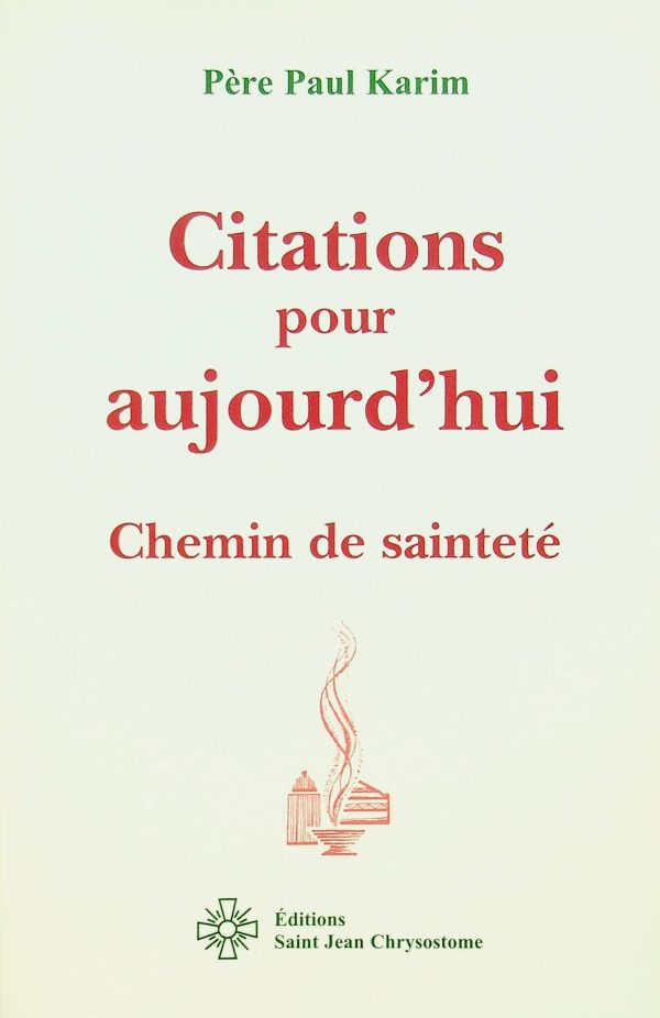 Citations pour aujourd'hui - Chemin de sainteté