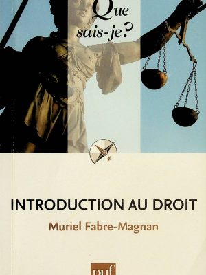 Que sais-je? T.1808 - Introduction au droit