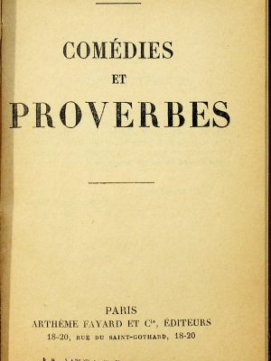Comédies et proverbes