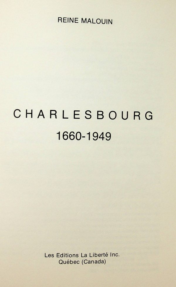 Charlesbourg 1660-1949