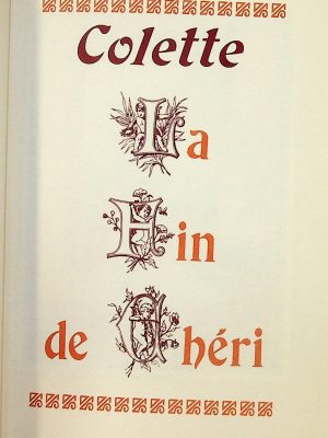 Colette, oeuvres complètes - La fin de chéri