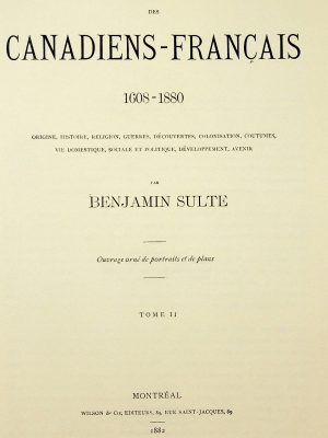Histoire des canadiens français 1608-1880 T. 02