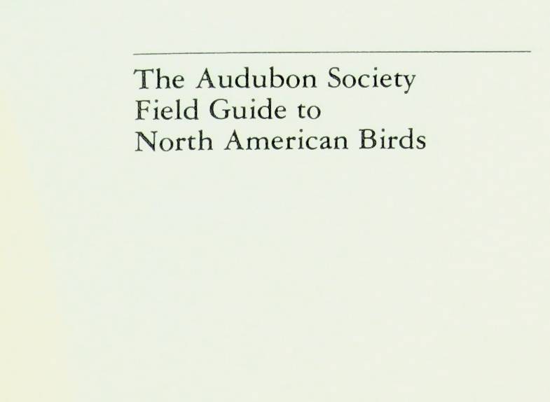 Ordilivres - The Audubon Society Field Guide to North American Birds